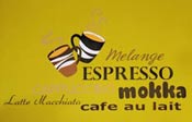 Espresso, Mokka, Cafe au Lait im Hotel Mocca, Wien